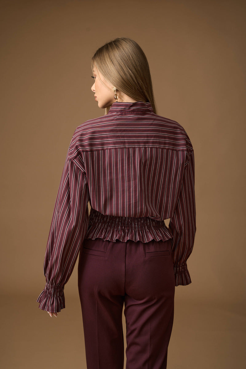 Blusa A Righe Vinaccio