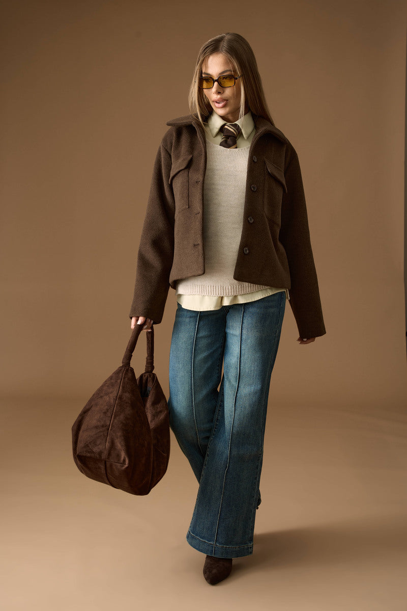 Jeans Dritto Wide Leg Denim