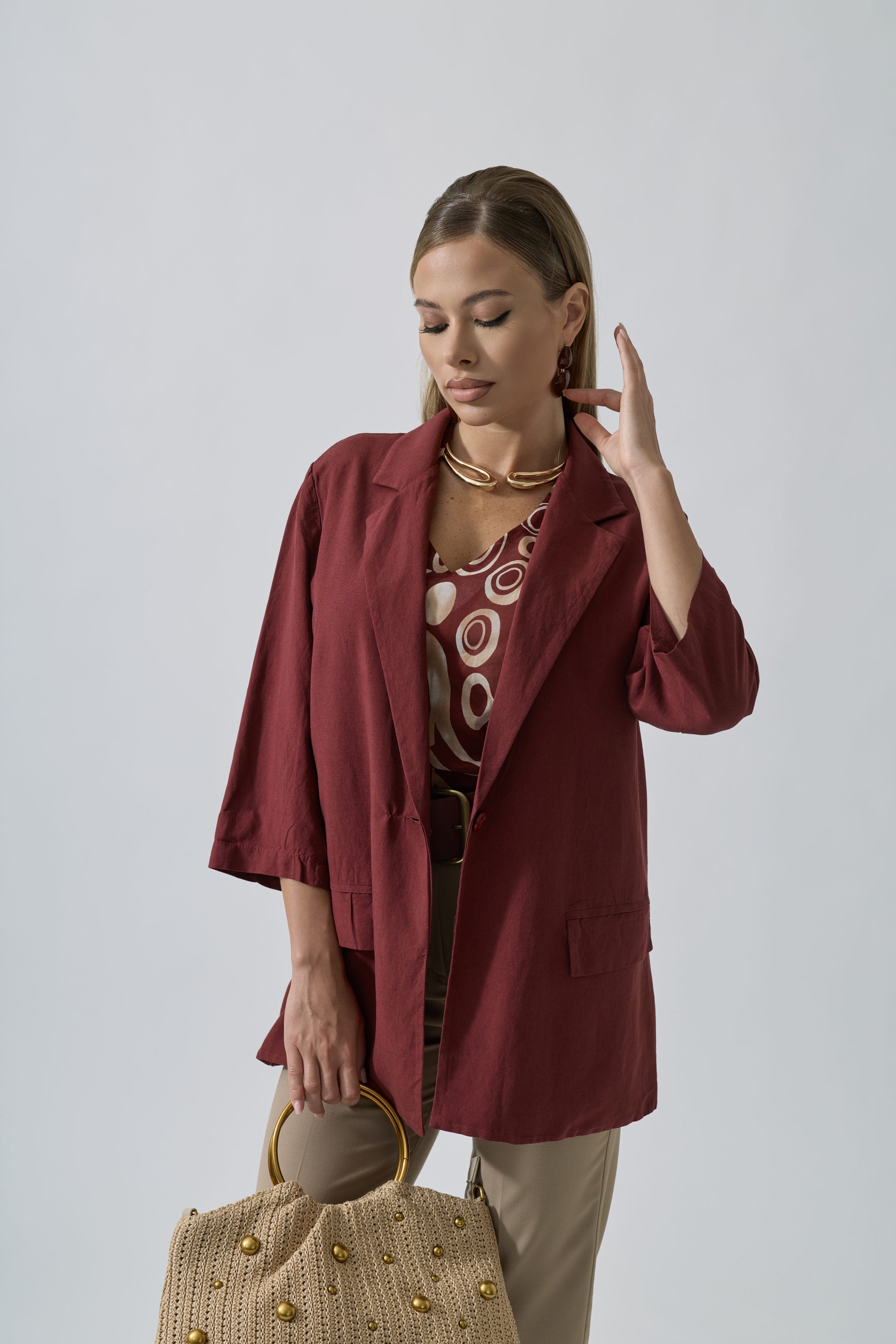 Giacca Holly Bordeaux