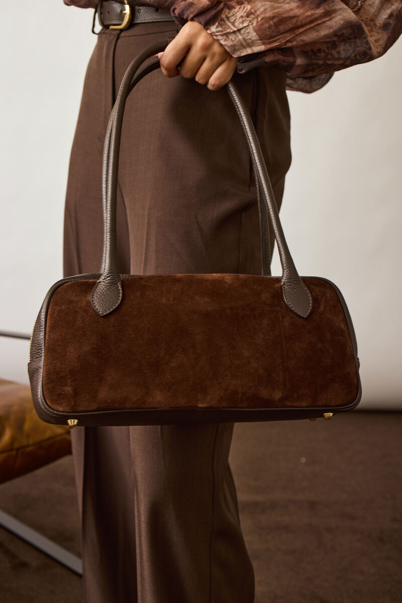 Borsa A Spalla Rettangolare Testa Di Moro