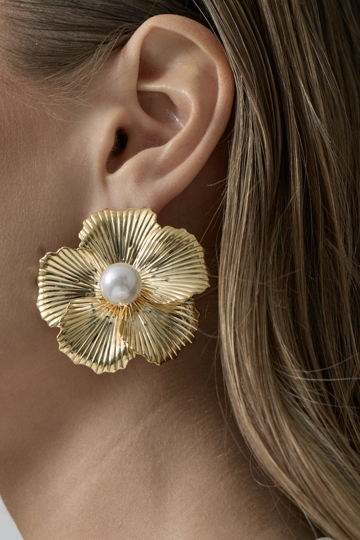 Orecchini Fiore Oro