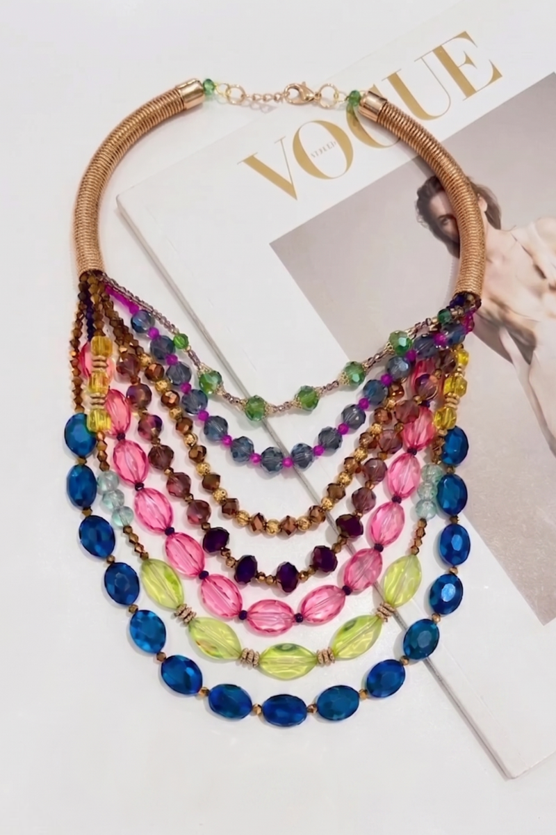 Collana Rainbow Multicolore
