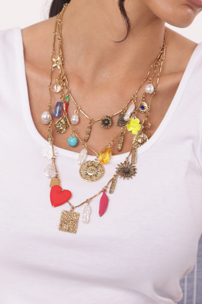 Collana Esmeralda Multicolore