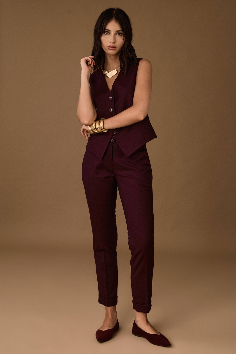 Pantalone Sartoriale Capri Vinaccio
