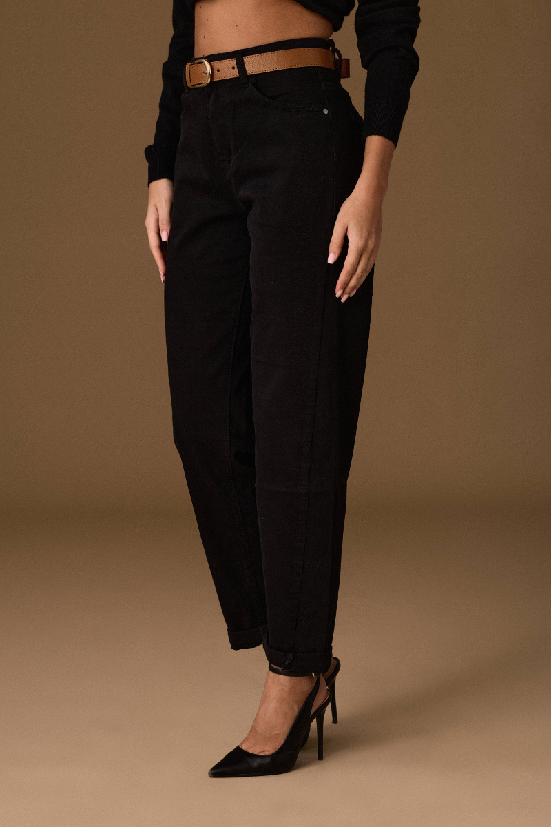 Pantalone Boyfriend Nero