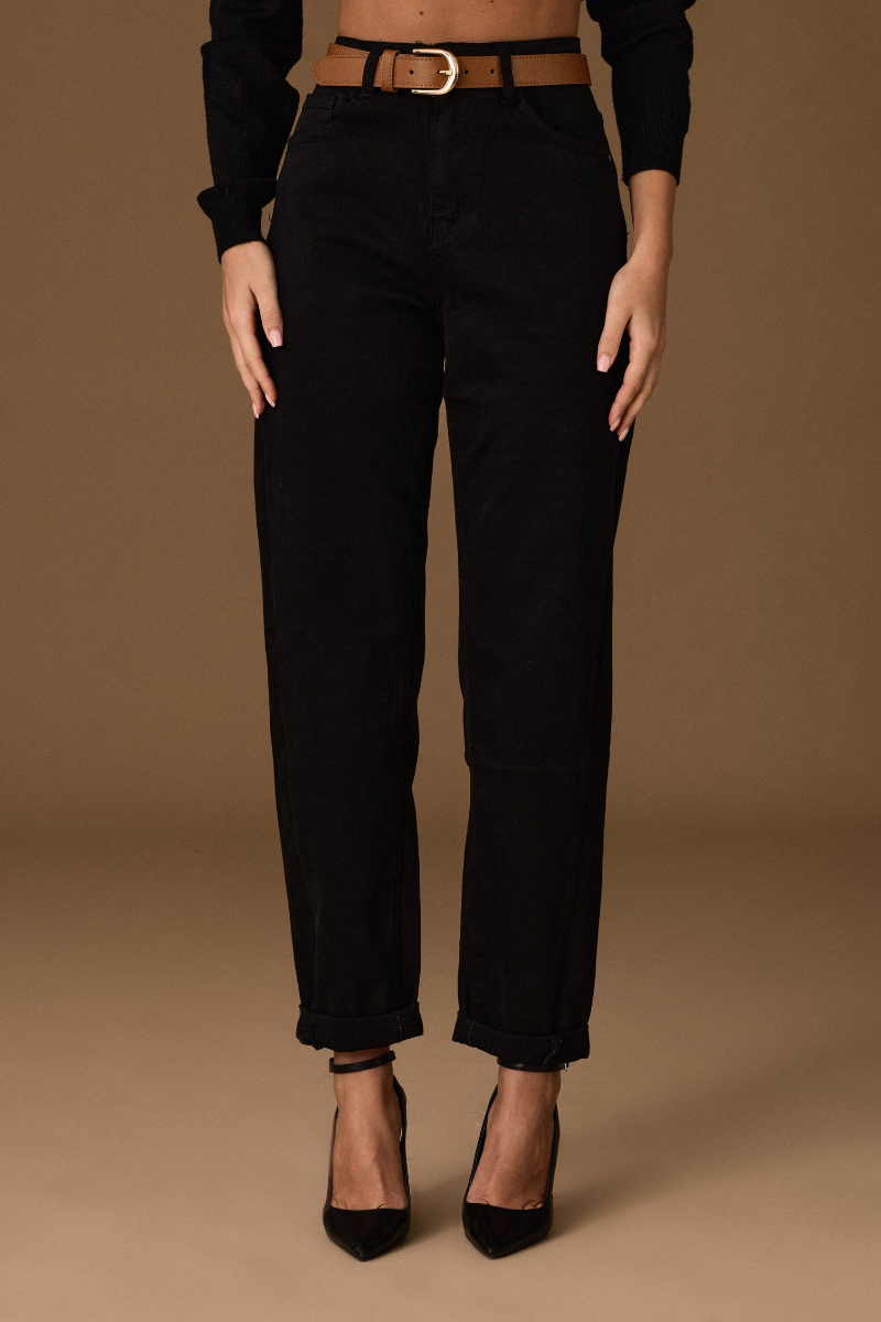 Pantalone Boyfriend Nero