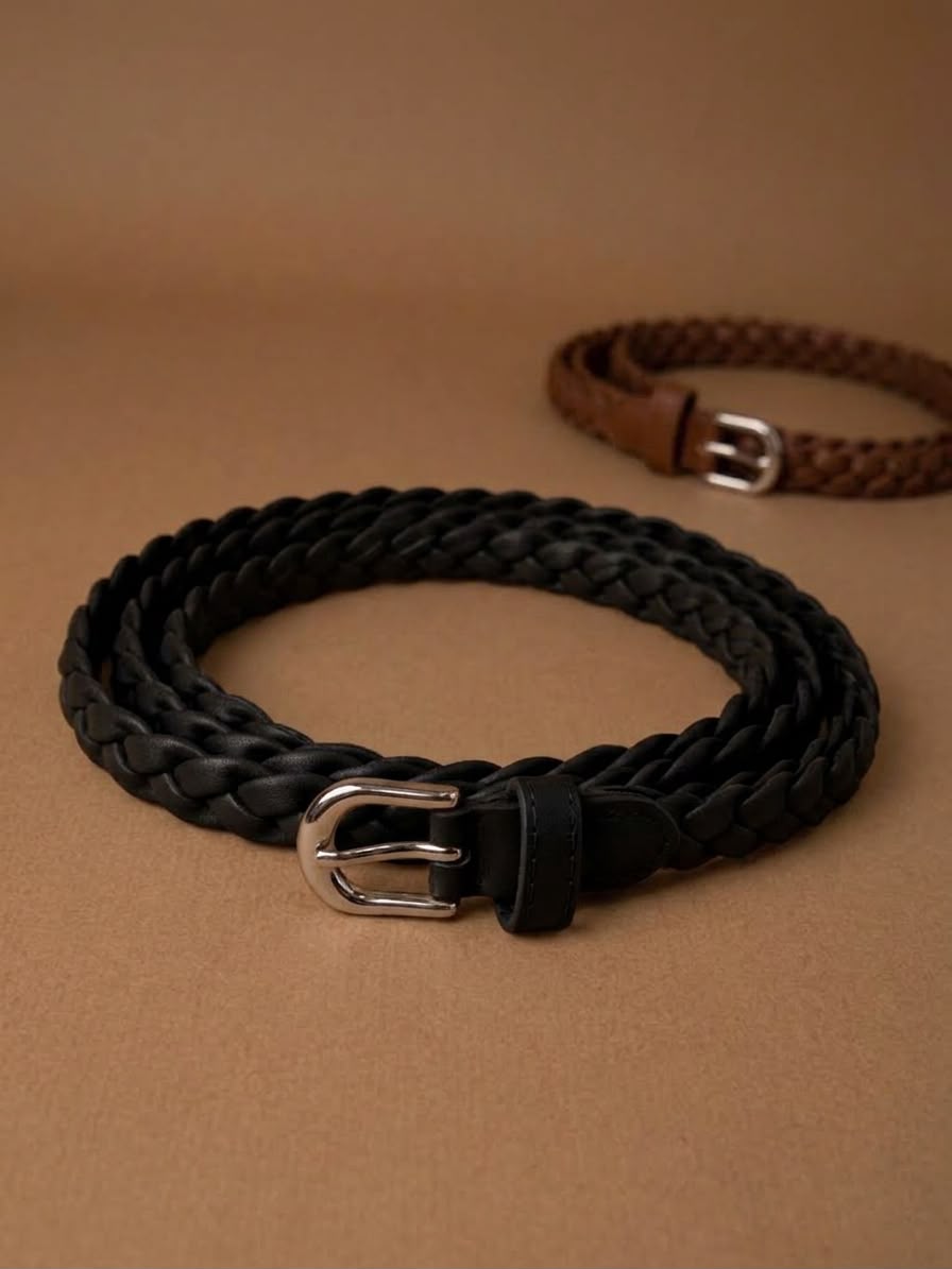 Cintura Intrecciata Nero
